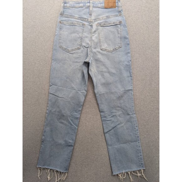 Madewell Jeans Womens SZ 28 Blue Curvy Perfect Vintage Straight Made in USA Y2K - Picture 12 of 16